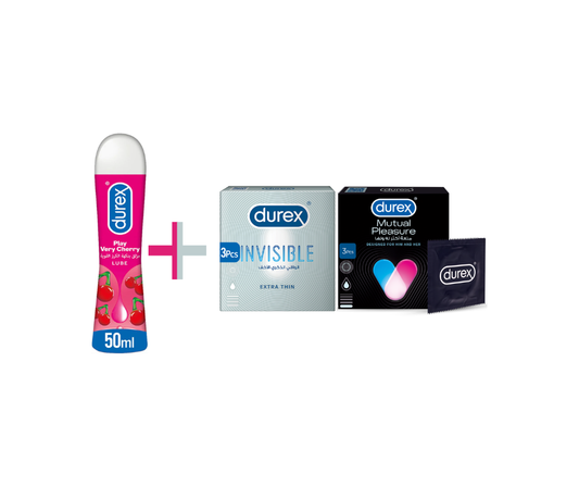 Durex Duo Plus - 2 Boxes + Premium Lube Kit | Complete Starter Pack Pakistan