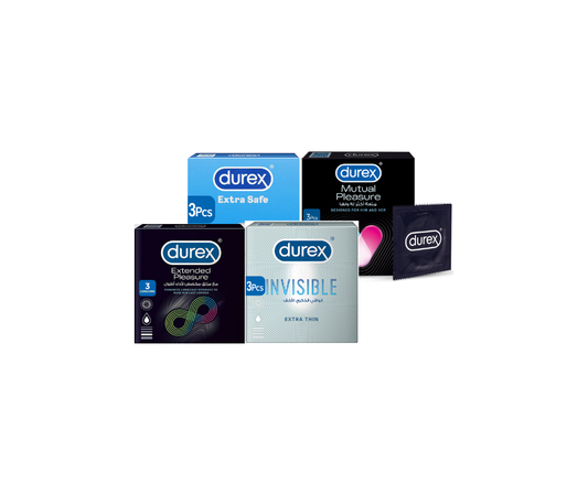 Durex Quad Pack - Choose Any 4 Boxes | Monthly Supply Pakistan