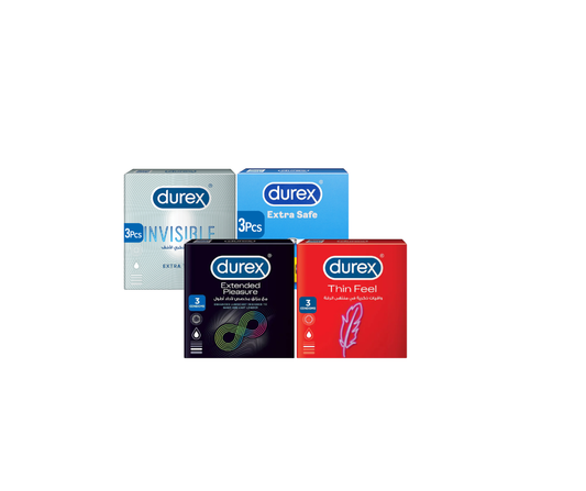 Durex Quad Pack - Choose Any 4 Boxes | Monthly Supply Pakistan
