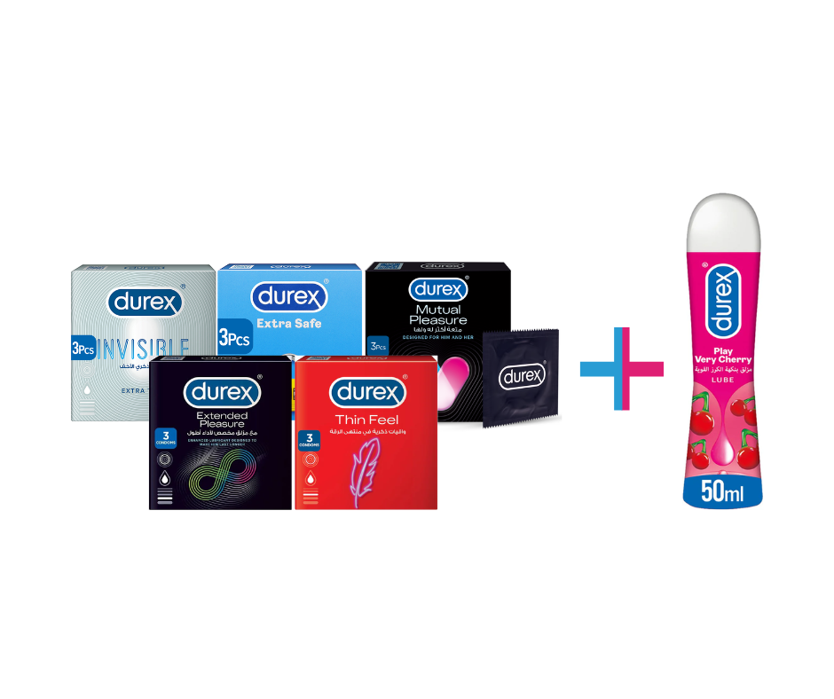 Durex Ultimate Collection - All 5 Boxes + Premium Lube | Complete Experience Pakistan