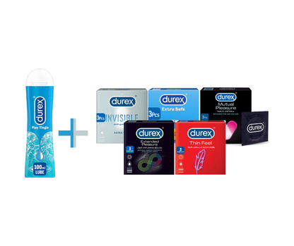 Durex Ultimate Collection - All 5 Boxes + Premium Lube | Complete Experience Pakistan