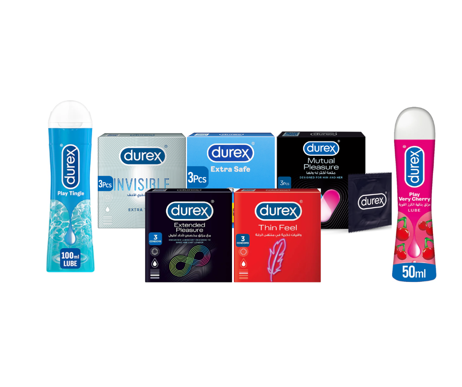 Durex Supreme Collection - All 5 Boxes + Both Premium Lubes | Ultimate Luxury Pakistan