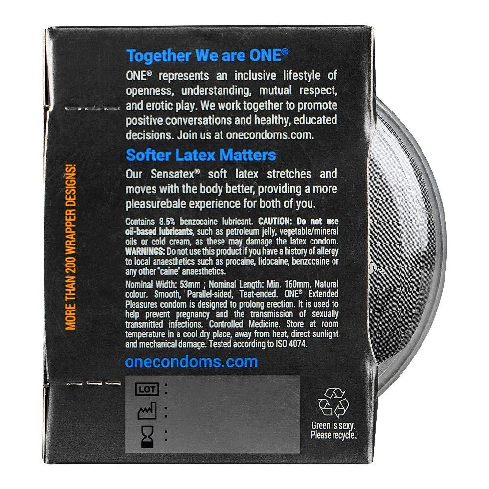 ONE® Extended Pleasure Condoms | Delay Longer, Feel More - Image 3