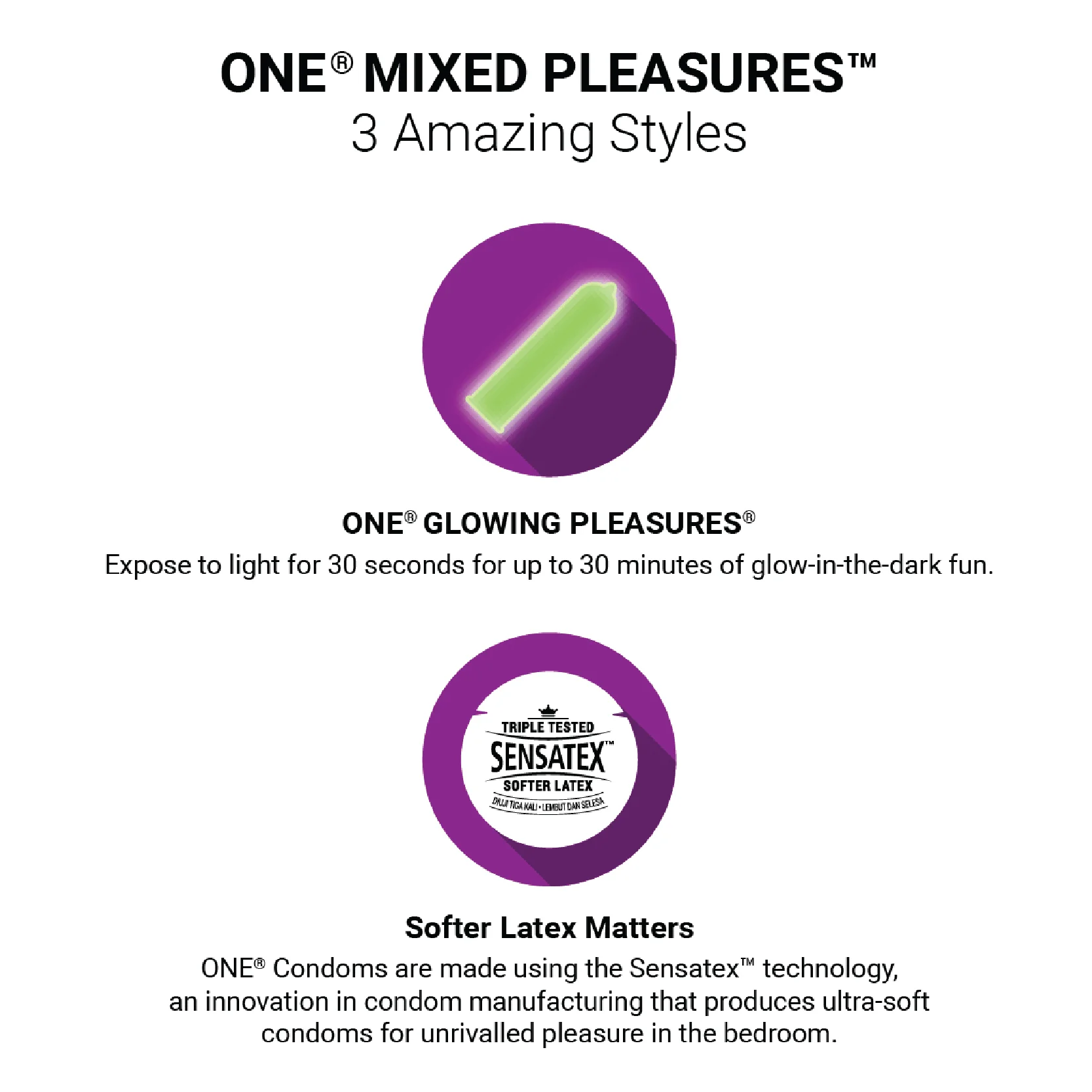 ONE® Mixed Pleasure Condoms | Variety Pack for Every Mood - Image 5